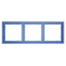 Изображение Рамка пластиковая VOLTUM S70 на 3 поста (деним)